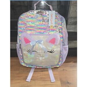 NEW Cat & Jack™ Girls' 16" Flip Sequin Backpack UNICORN Cute BACK TO SCHOOL s23